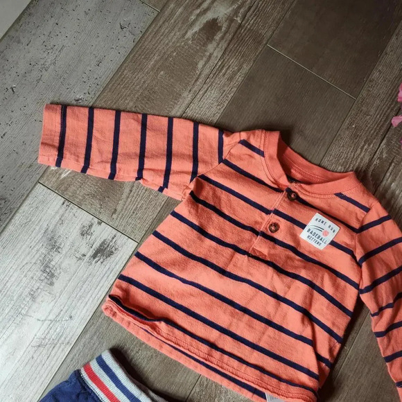 Carter's Baby Boy Size 9m Blue and Orange Casual Athletic Clothing Bundle - Picture 12 of 12